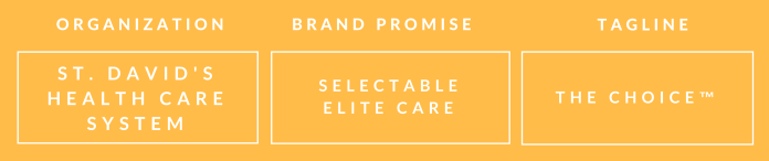 st. david's brand promise